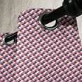 thumbnail image 3 of Ambesonne Geometric Grommet Curtain, Mosaic Grid Pattern, 50" x 96", Dark Coral Navy Blue, 3 of 6