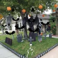 thumbnail image 3 of Halloween Hanging Bats Spiders Ornaments For Yard Decoration, 3 of 6
