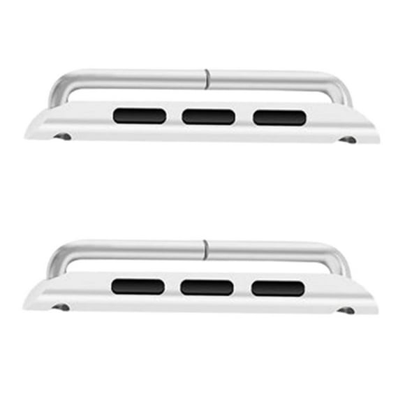 Adaptador de acero inoxidable para conector de 4 bandas, adaptador Plata