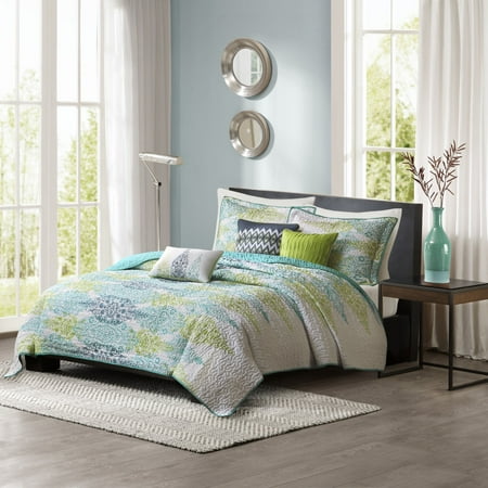 Home Essence Reza 6-Piece Quilted Bedding Coverlet Set