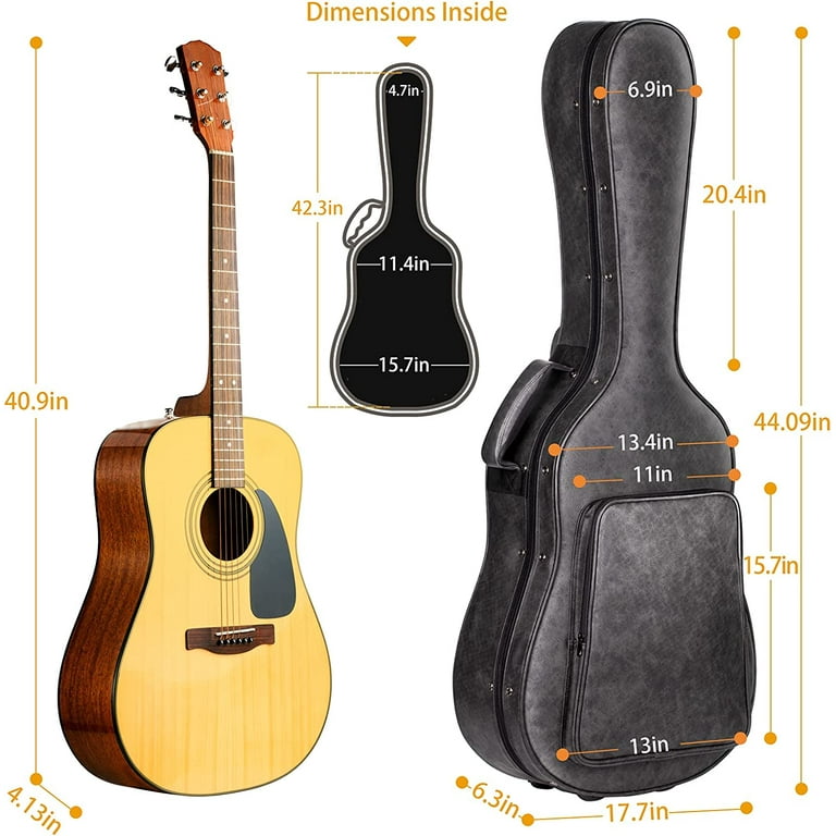 Acoustic guitar case sale for air travel