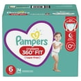 Pampers Cruisers 360 Fit Diapers, Active Comfort, Size 6, 74 Ct