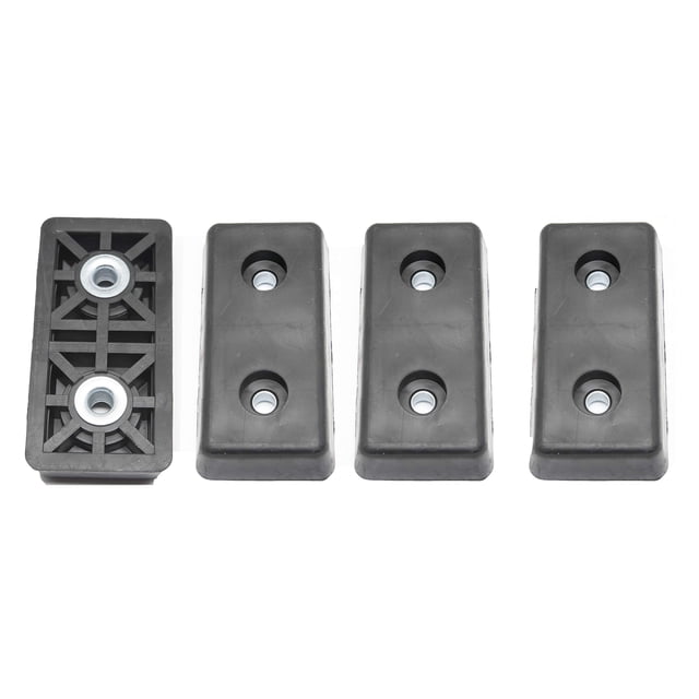 Patas de goma Linear Motion Labs 1,3 x 7,1 x 1,3 cm de alta resistencia