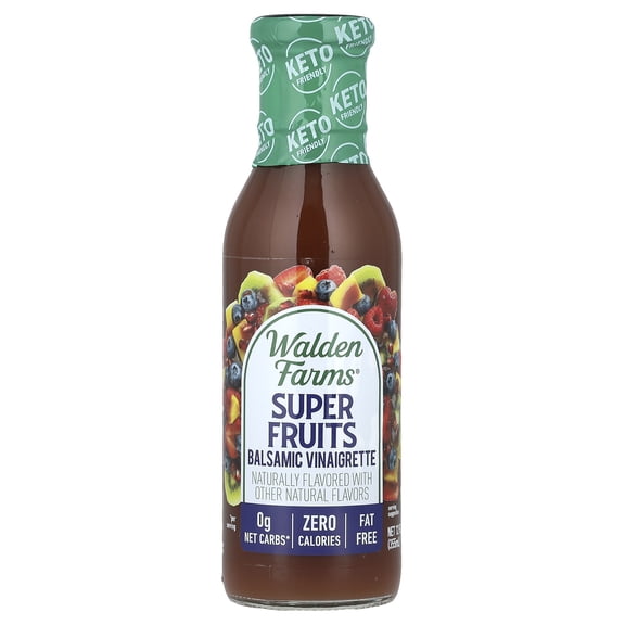 Walden Farms Calorie Free Super Fruits Balsamic Vinaigrette 12 fl oz