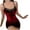Wine, variant on Under $5.00,Lolmot Velvet Nightgowns for Women Sexy V-neck Nightgown Bow Lace Trim Jumpsuit Lingerie Sets Bodycon Nightdress Sleepwear Valentines Day Gifts