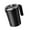 Black, variant on Magnetic Stirring Cup Automatic Blending with LCD Mug For Fitness Nutrition Use