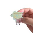 thumbnail image 3 of Pinza para el pelo XINYU Acetato Tortuga Marina Paquete de 2 Verde Claro, 3 of 6