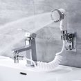 thumbnail image 1 of Handbasin Shower Kit, Three Beams Available faucet shower head with telescopic hose, convenient for bathroom and kitchen (faucet not included) Hy, 1 of 4