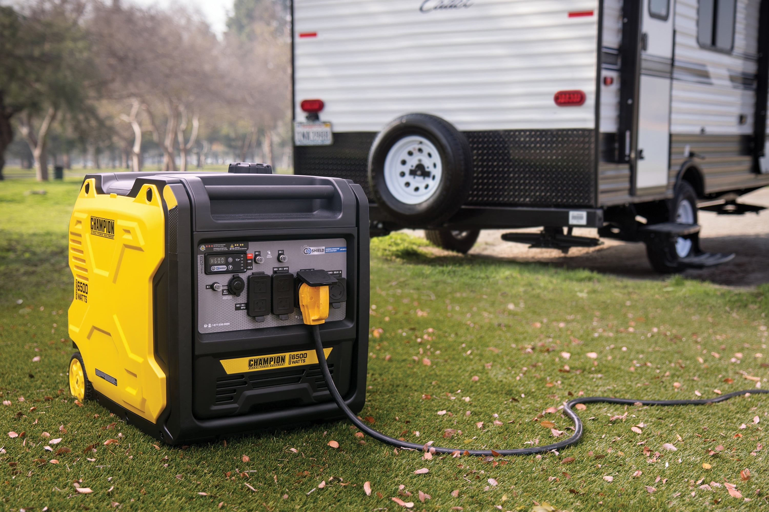 Champion Power Equipment 6500-Watt Gasoline Portable Inverter Generator with Quiet Technology and CO Shield