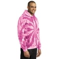 thumbnail image 4 of Port & Co Adult Male Men Hooded Dye Long Sleeves Sweatshirt Pink Medium, 4 of 6