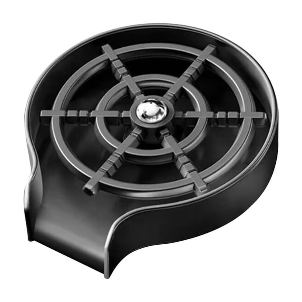 Limpiador automático de tazas Limpieza rápida Fregadero de cocina Accesorios Fregadero de cocina Enjuagador de vidrio Taza de té Dispositivo de Negro