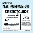 thumbnail image 6 of Mainstays 42 inch Downrod Ceiling Fan with Light Kit, Satin Nickel, 4 Blades, Reverse Airflow, 6 of 14
