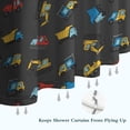 thumbnail image 6 of Cartoon Construction Vehicles Trucks Shower Curtain 36"x72" ,Bathroom Decorative Shower Curtains Set with 12 Hooks,Modern Waterproof Washable Shower Curtain, 6 of 6