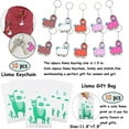 thumbnail image 5 of Llama Party Favors Supplies - Llama Bracelet Ring Necklace Keychains Hair Clips Puffy Sticker Gift Bag Alpaca Toys Gift for Kids Birthday School Prizes Rewards(60 pcs), 5 of 6