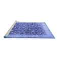 thumbnail image 2 of Ahgly Company Machine Washable Indoor Rectangle Persian Blue Traditional Area Rugs, 5' x 7', 2 of 4