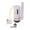 For 2-Piece, variant on Spring Dual Flush Toilet Valve 2in with Overflow Lever Operated Mechanism Suitable for 2 Piece Toilets Featuring Top Push Button Design