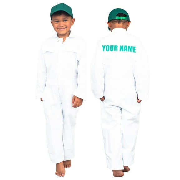 Caddy Jumpsuit Custom Suit Personalized with Name Golf Halloween Costume Cosplay