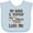 AE-Light Blue, variant on Inktastic Nana and Poppop Love Me Girls Baby Bib