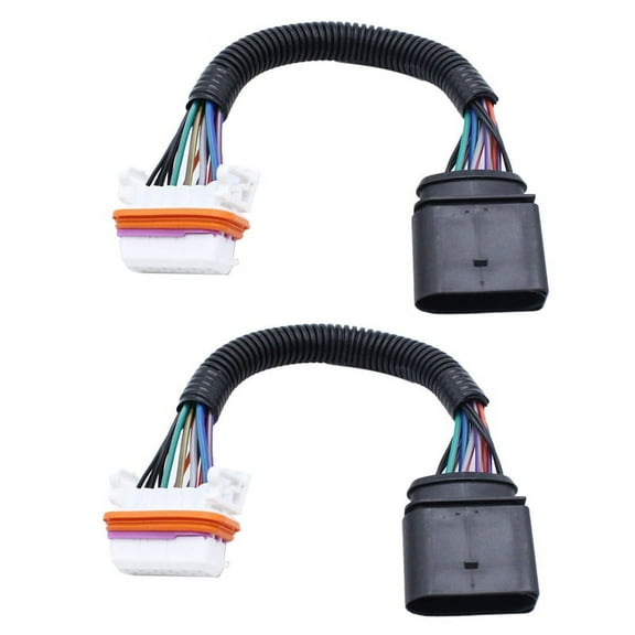 2X Headlight Wiring Harness Lamp Xenon Front Connector for - 2003-2006 955-631-239-11 Headlight Wiring