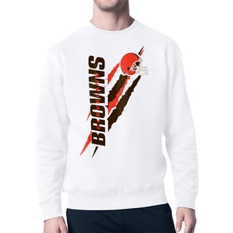 Men's Fanatics Brown Cleveland Browns Checkdown Pass Full-Zip Hoodie