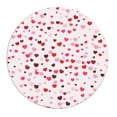 thumbnail image 7 of LNWH Non-Slip Decorative Drink Coasters, Absorbent Valentines Day Pink Love Heart Pattern Drink Mats, 6PCS, 7 of 7