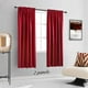 thumbnail image 2 of Cortinas opacas DONREN con aislamiento térmico (107 x 183 cm), color rojo, 2 of 7
