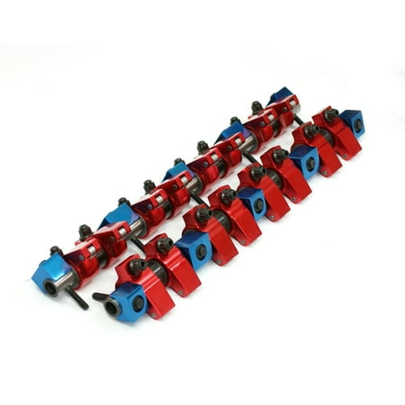 Speedmaster PCE261.1032 Compatible with Mopar and Compatible with Chrysler SB 318 340 360 1.6 Ratio Aluminum Roller Rocker Arms & Shafts