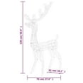 thumbnail image 4 of vidaXL Acrylic Reindeer Christmas Decorations 3 pcs 120cm Multicolour, 4 of 5