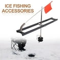 thumbnail image 2 of Tip Ups Style Râpe de Pêche sur Glace avec Embout de Râpe Orange Pliable Durable, 2 of 8