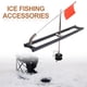 thumbnail image 1 of Pesca en hielo Rail Style Fire Bandera naranja Plegable Sharpla Artilugio de pesca en hielo, 1 of 8