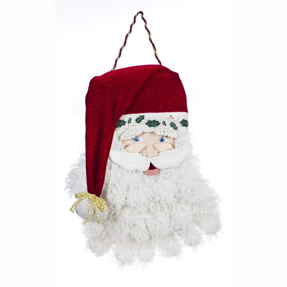 Evergreen Flag Indoor and Outdoor-Safe Decorative Santa Claus Outdoor Burlap Door Décor, 18 x 25 inches