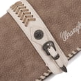 thumbnail image 5 of Wrangler Western Shoulder Bag for Women Vintage Cowgirl Crossbody Purse with Fringe, Dark Brown, 5 of 7