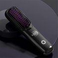 thumbnail image 2 of Cordless Ceramic Heated Hot Brush 3 Temp Settings 160-200°C Heat Brush LCD Display Electric Hot Comb, 2 of 5