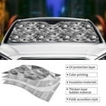 thumbnail image 5 of Zufioo Yin Yang With Black And White Print Car Windshield Sunshade, UV Protection Heat Insulation Protective Cover Suitable for Car, SUV, Truck Auto Accessories-Yin Yang With Black And White, 5 of 8
