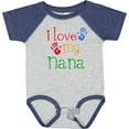 thumbnail image 3 of Inktastic I Love My Nana Boys or Girls Baby Bodysuit, 3 of 5