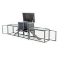 thumbnail image 3 of Large three box rabbit cage,for Indoor and Outdoor Use, Gray, 3 of 9