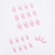 thumbnail image 3 of KAIYANG 24 uñas pseudo de ataúd de tamaño mediano de color rosa, 3 of 5