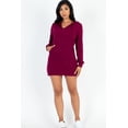 thumbnail image 4 of French Terry Hooded Sweater Dress, 4 of 9