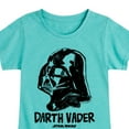 thumbnail image 3 of Star Wars - Sketch Darth Vader - Toddler And Youth Girls Fitted Short Sleeve Tee, 3 of 5