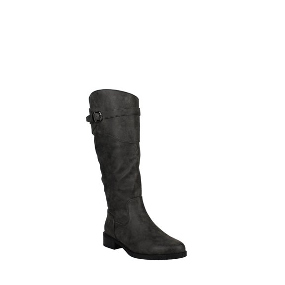 Journee Collection | Brooklyn Knee-High Boots | Black | Size 8.5