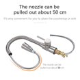 thumbnail image 3 of Yeacher Modern Kitchen Sink Faucets High Arc Pull out 360° Rotate Faucets with Ceramics Valve, 3 of 8