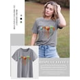 thumbnail image 4 of ZXSXSY Dog Lover Shirts for Women Paw Heart Print Graphic Tees Short Sleeve T-Shirts, 4 of 6