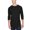 Black/Black, variant on Mens Baseball Raglan 3/4 Sleeve T-Shirts Activewear Team Jersey