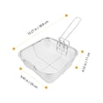 thumbnail image 3 of UPOUART Stainless Steel Deep Fry Basket 2pcs Mesh Strainer Filter for Mini Fish Fryer with Long Handle Cooking Tool, 3 of 8