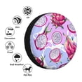 thumbnail image 4 of Gukieu Dragon Fruit Print Car Tire Cover, Adjustable Waterproof and Dustproof Tire Protection Cover, Suitable for SUV, Truck, Van-14 inch, 4 of 6