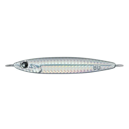 UPC: 0043178039984 | Daiwa ZC80G01 Zakana Metal Jig Color: Silver 2 6/7 oz. Hook Size