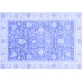 thumbnail image 1 of Ahgly Company Machine Washable Indoor Rectangle Oriental Blue Traditional Area Rugs, 8' x 10', 1 of 4