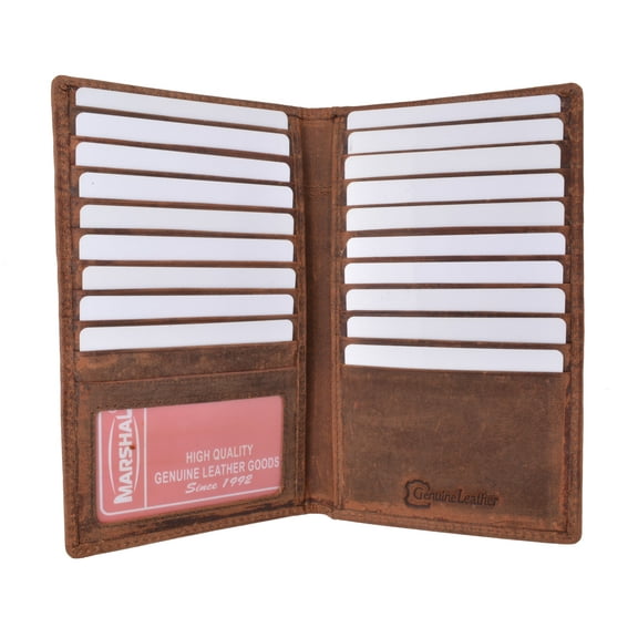 New RFID Blocking Vintage Genuine Leather Bifold Credit Card ID Holder Wallet RFID1529HTC