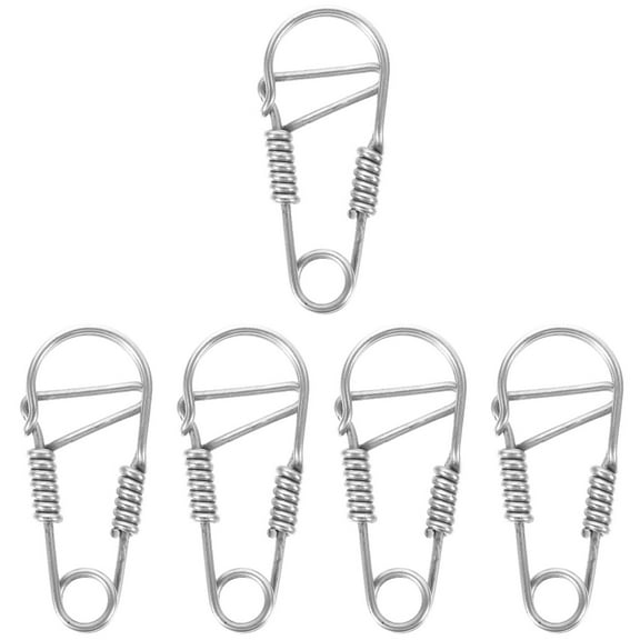 5 PCS Key Chain Keychain Hooks Stainless Steel Keychains Womens Carabiner Holder Snap Clip Man