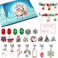 thumbnail image 4 of Calendario de Cuenta Regresiva para niños, caja ciega sorpresa de Adviento, conjunto de dijes de Navidad, pulsera, adornos creativos Diy, colgante de Navidad, 24, 4 of 4